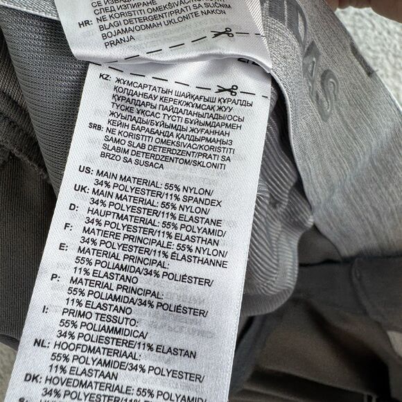 Adidas Pants Mens 38x32 Grey Golf Athletic Stretch Ultimate 365 Performance - Picture 10 of 11